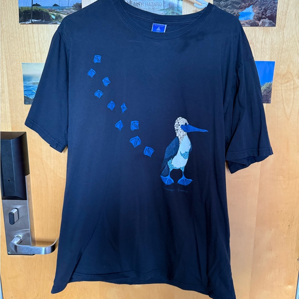 Blue footed booby tshirt